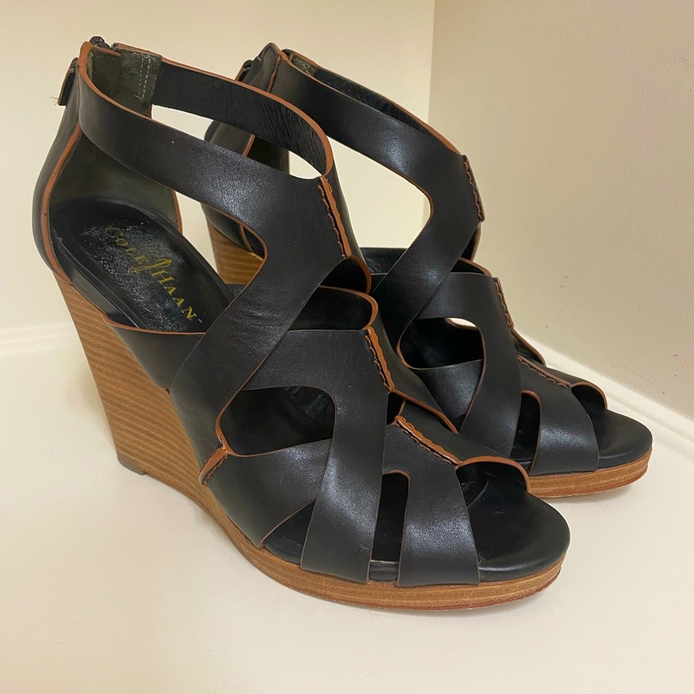 Cole Haan Wedge Sandal Size 8
